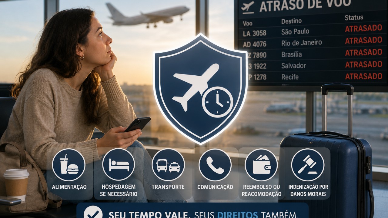Atraso de voo: você tem mais direitos do que imagina